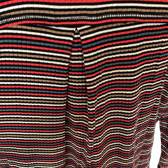 Striped long sleeve tunic with side snaps - Picture 6 of 8